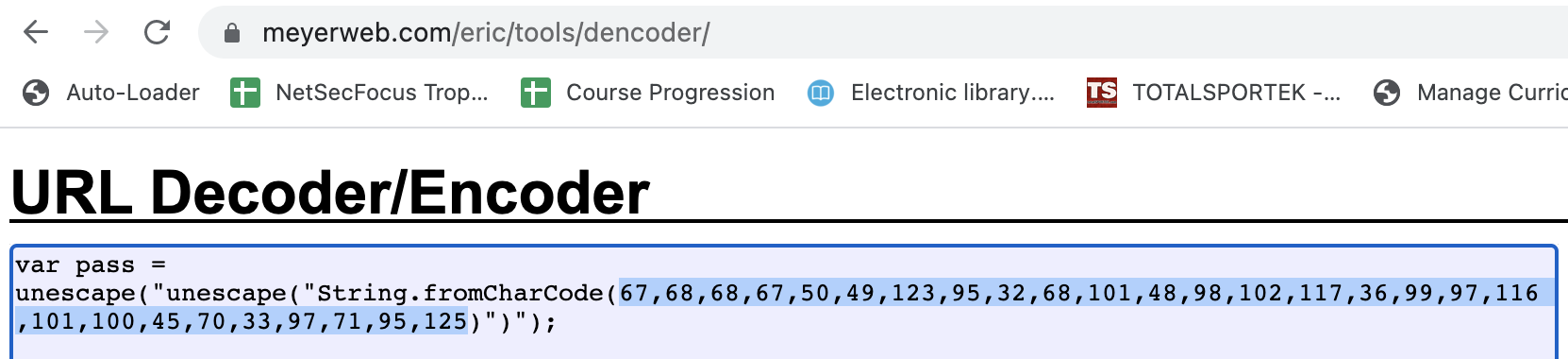 Decoded twice